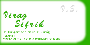 virag sifrik business card